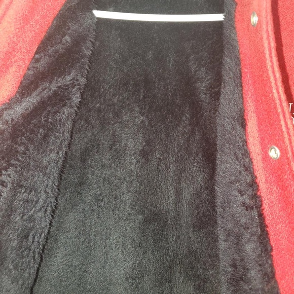 Vintage 1990s Hockey Varsity Letterman Jacket Divine Child Catholic High School - Picture 6 of 13